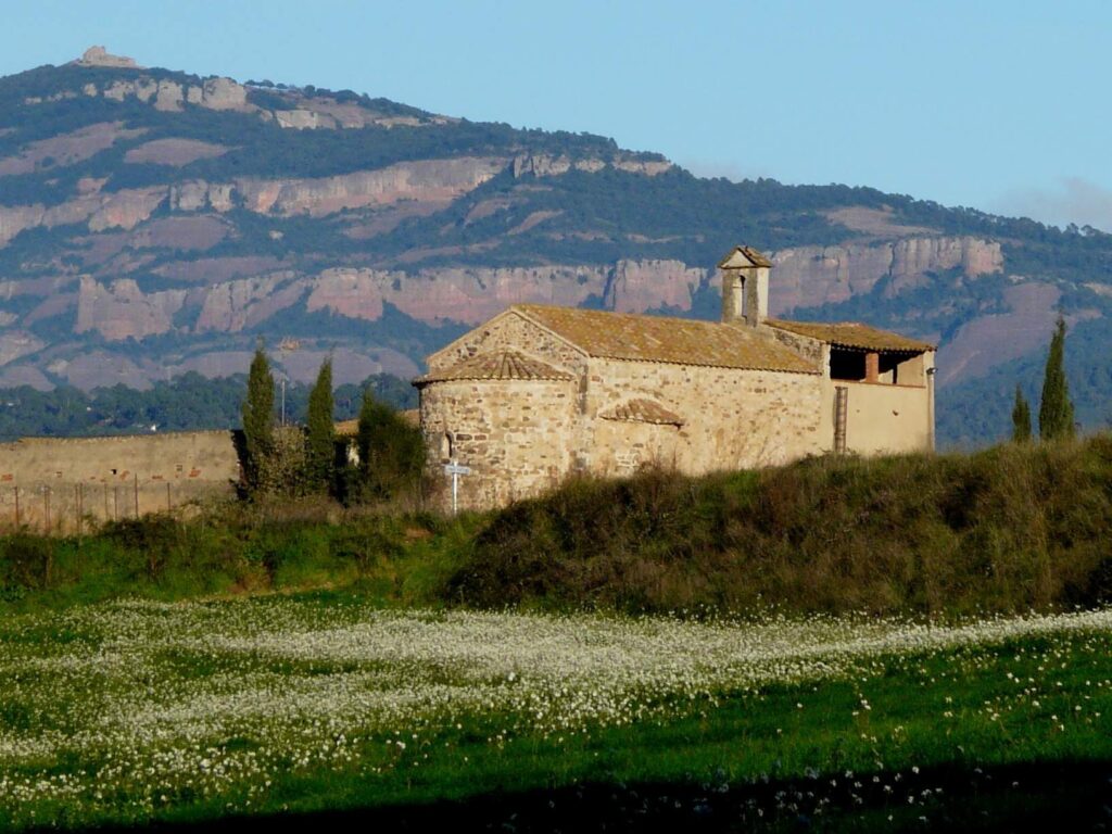 ermita de la mare de deu de les arenes castellar del valles barcelona